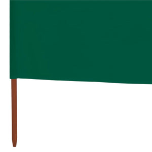 vidaXL 6-panel Wind Screen Fabric 800x160 cm Green