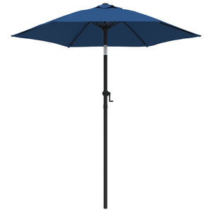 vidaXL Parasol Blue 200x224 cm Aluminium