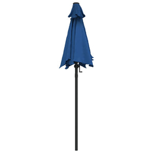 vidaXL Parasol Blue 200x224 cm Aluminium