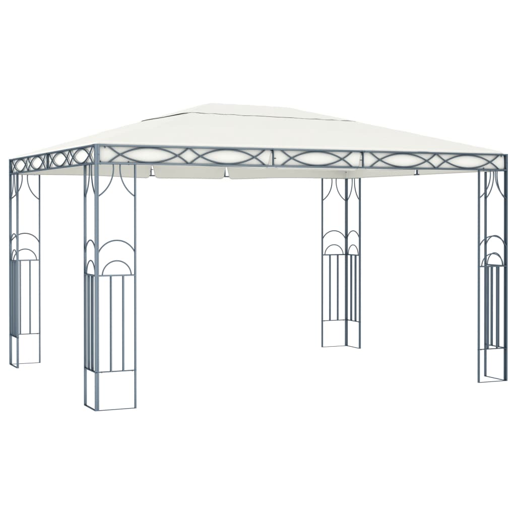 vidaXL Gazebo 400x300 cm Cream