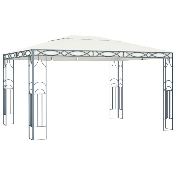 vidaXL Gazebo 400x300 cm Cream