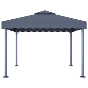 vidaXL Gazebo 300x300 cm Anthracite Aluminium