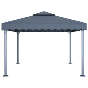 vidaXL Gazebo 400x300 cm Anthracite Aluminium