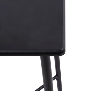 vidaXL Bar Table Black 60x60x111 cm MDF