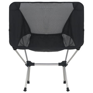 vidaXL 2x Folding Camping Chairs with Carry Bag 54x50x65 cm Aluminium