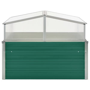 vidaXL Greenhouse Green 100x100x77 cm Galvanised Steel