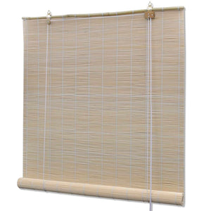 vidaXL Bamboo Roller Blinds 4 pcs 120x160 cm Natural