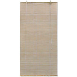 vidaXL Bamboo Roller Blinds 4 pcs 120x160 cm Natural