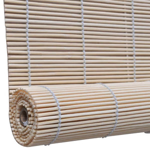 vidaXL Bamboo Roller Blinds 4 pcs 120x160 cm Natural