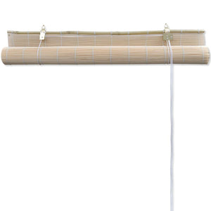 vidaXL Bamboo Roller Blinds 4 pcs 120x160 cm Natural