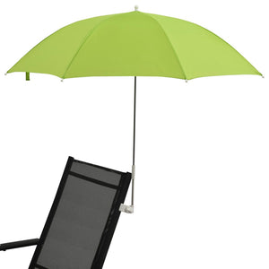 vidaXL Camping Chair Parasols 2 pcs Green 105 cm