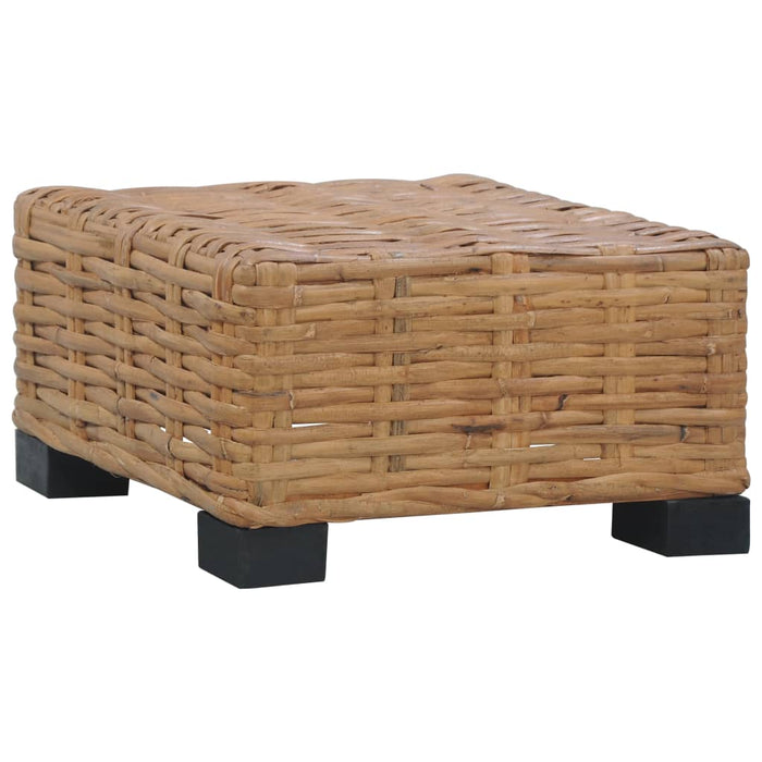 vidaXL Coffee Table 47x47x28 cm Natural Rattan