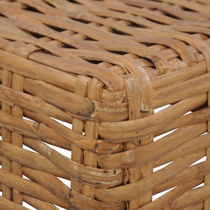 vidaXL Coffee Table 47x47x28 cm Natural Rattan