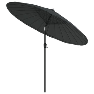 vidaXL Outdoor Parasol with Aluminium Pole 270 cm Anthracite