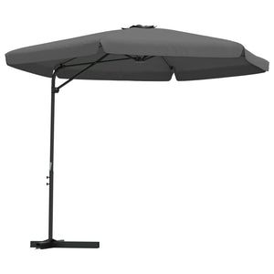 vidaXL Outdoor Parasol with Steel Pole 300x250 cm Anthracite