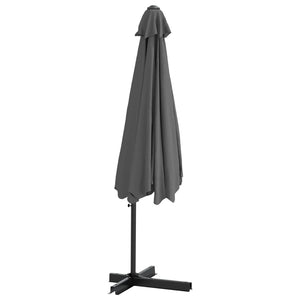 vidaXL Outdoor Parasol with Steel Pole 300x250 cm Anthracite