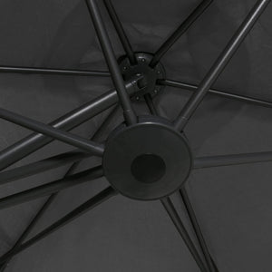 vidaXL Outdoor Parasol with Steel Pole 300x250 cm Anthracite