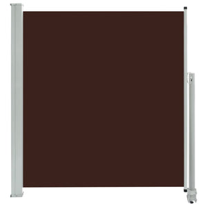 vidaXL Patio Retractable Side Awning 140 x 300 cm Brown