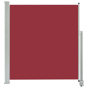 vidaXL Patio Retractable Side Awning 140 x 300 cm Red