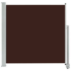 vidaXL Patio Retractable Side Awning 160x300 cm Brown