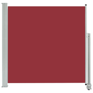 vidaXL Patio Retractable Side Awning 160x300 cm Red