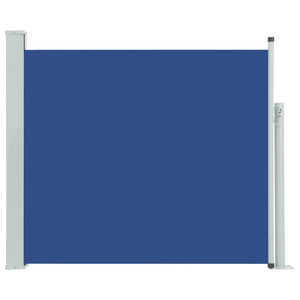 vidaXL Patio Retractable Side Awning 100x300 cm Blue