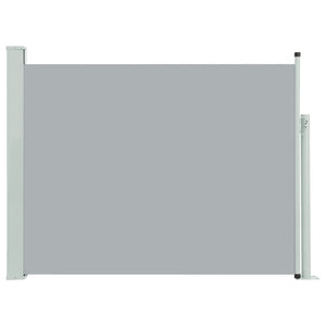 vidaXL Patio Retractable Side Awning 140x500 cm Grey