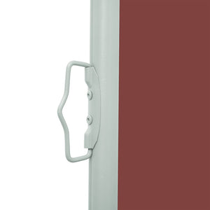 vidaXL Patio Retractable Side Awning 140x500 cm Brown