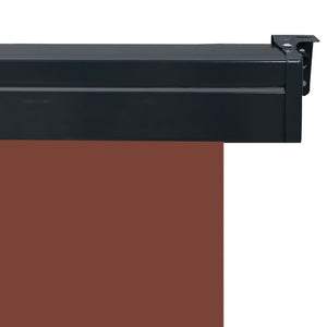 vidaXL Balcony Side Awning 65x250 cm Brown