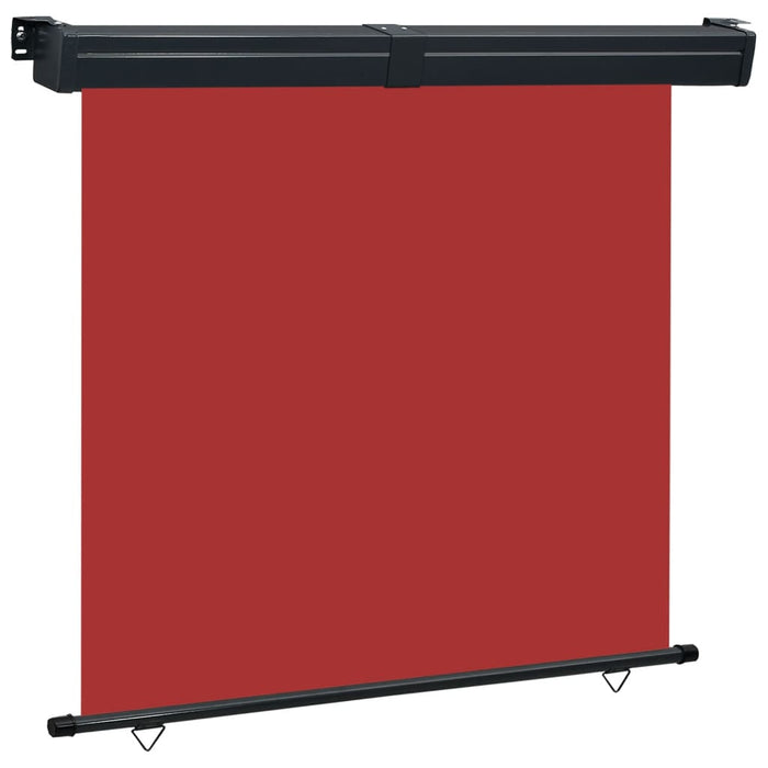 vidaXL Balcony Side Awning 165x250 cm Red