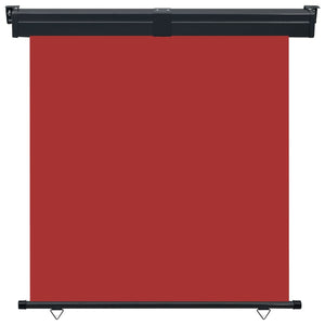 vidaXL Balcony Side Awning 165x250 cm Red