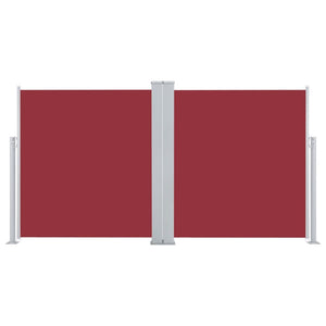 vidaXL Retractable Side Awning Red 160x600 cm