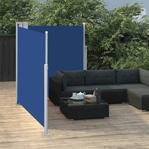 vidaXL Retractable Side Awning 170x600 cm Blue