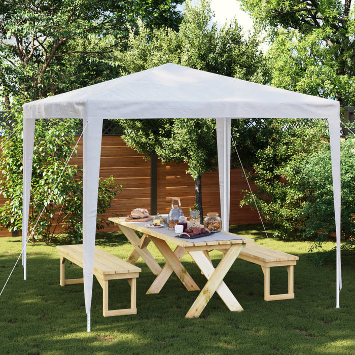 vidaXL Party Tent 2.5x2.5 m White