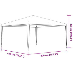 vidaXL Party Tent 4x4 m Blue