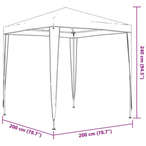 vidaXL Professional Party Tent 2x2 m Anthracite