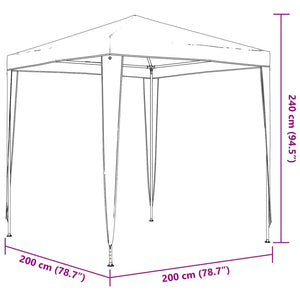 vidaXL Professional Party Tent 2x2 m Green