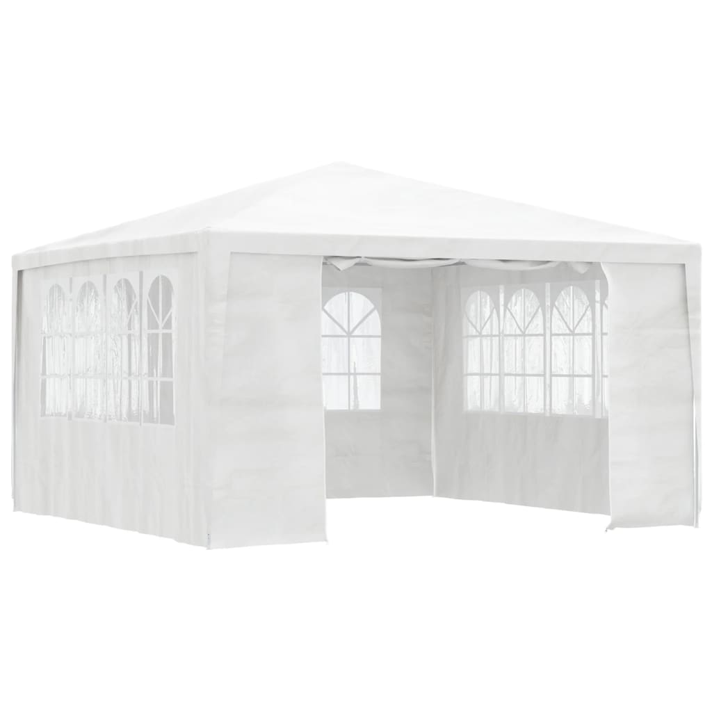 vidaXL Professional Party Tent with Side Walls 4x4 m White 90 g/m?