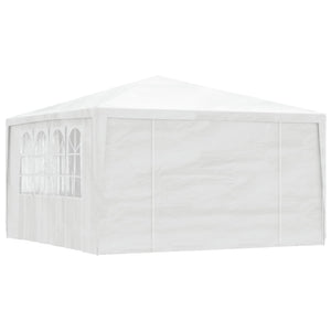 vidaXL Professional Party Tent with Side Walls 4x4 m White 90 g/m?