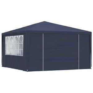 vidaXL Professional Party Tent with Side Walls 4x4 m Blue 90 g/m?