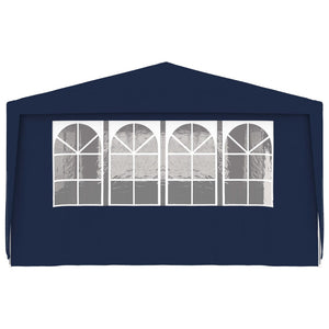 vidaXL Professional Party Tent with Side Walls 4x9 m Blue 90 g/m?