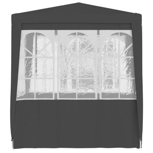 vidaXL Professional Party Tent Side Walls 2.5x2.5 m Anthracite 90 g/m²