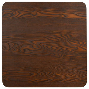 vidaXL Bistro Table Dark Brown 50x50 cm MDF