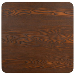 vidaXL Bistro Table Dark Brown 60X60 cm MDF