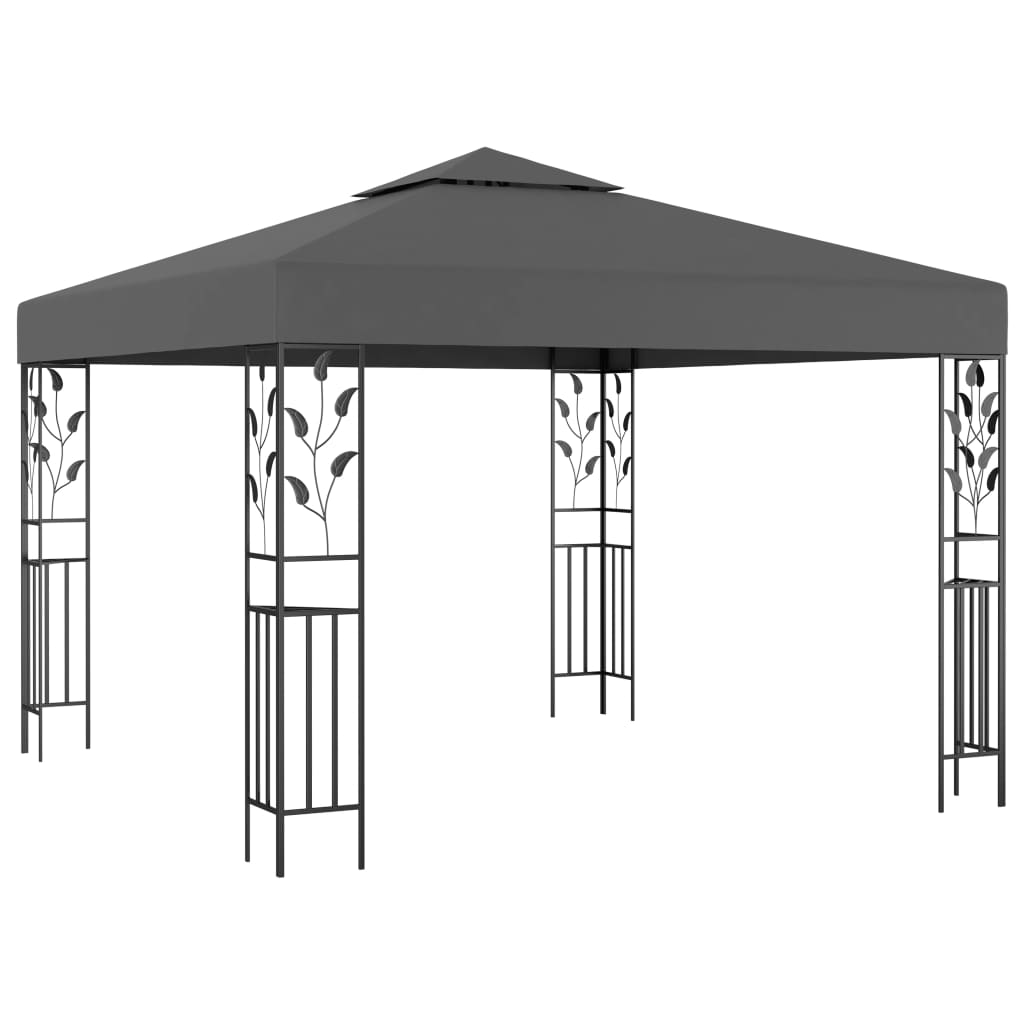 vidaXL Gazebo 3x3 m Anthracite