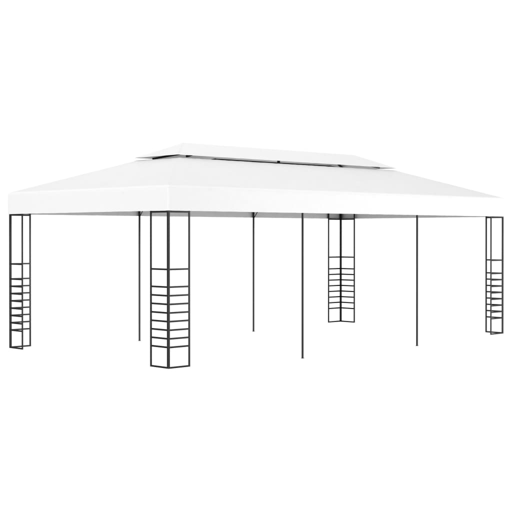 vidaXL Gazebo Marquee 6x3 m White