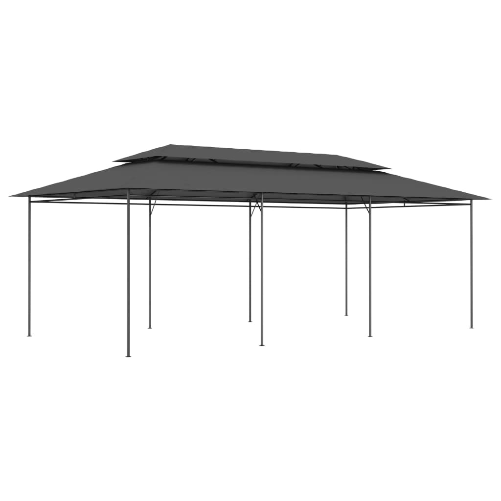 vidaXL Gazebo 600x298x270 cm Anthracite