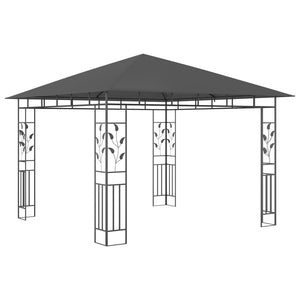 vidaXL Gazebo with Mosquito Net 3x3x2.73 m Anthracite 180 g/m²