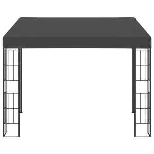 vidaXL Wall-mounted Gazebo 3x3 m Anthracite Fabric