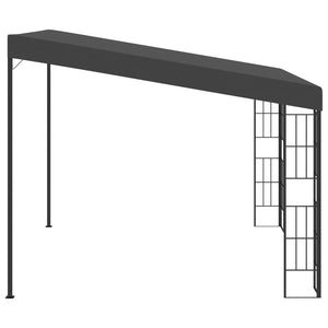 vidaXL Wall-mounted Gazebo 3x3 m Anthracite Fabric